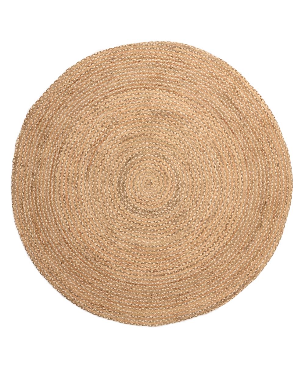 Dywan okrągły jutowy - Braided naturalne - overzicht Dywan okrągły jutowy - Braided naturalne - overzicht