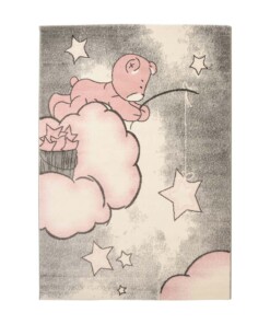 Dywan dziecięcy z misiem - Dreams różowy - overzicht