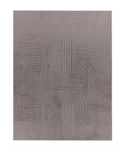 Dywan miękki - Emily Geometric taupe - overzicht