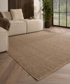 Dywan z krótkim włosiem - Loom brązowy - sfeer Dywan z krótkim włosiem - Loom brązowy - sfeer