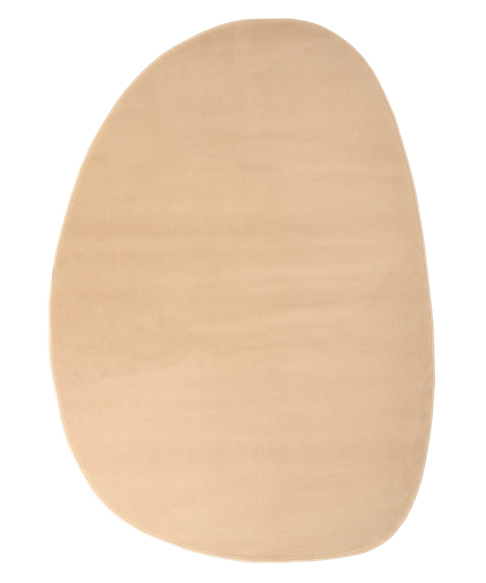 Dywan o organicznym kształcie - Ease Pebble beżowy - overzicht Dywan o organicznym kształcie - Ease Pebble beżowy - overzicht