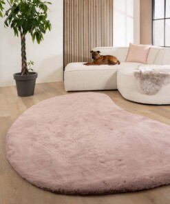 Dywan puszysty o organicznym kształcie - Comfy Plus różowy - sfeer Dywan puszysty o organicznym kształcie - Comfy Plus różowy - sfeer