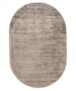 Dywan owalny wiskozowy - Glamour srebrny - overzicht, thumbnail