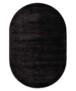 Dywan owalny wiskozowy - Pearl czarny - overzicht, thumbnail