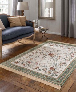 Dywan orientalny - Regal Flora kremowo-zielona - sfeer