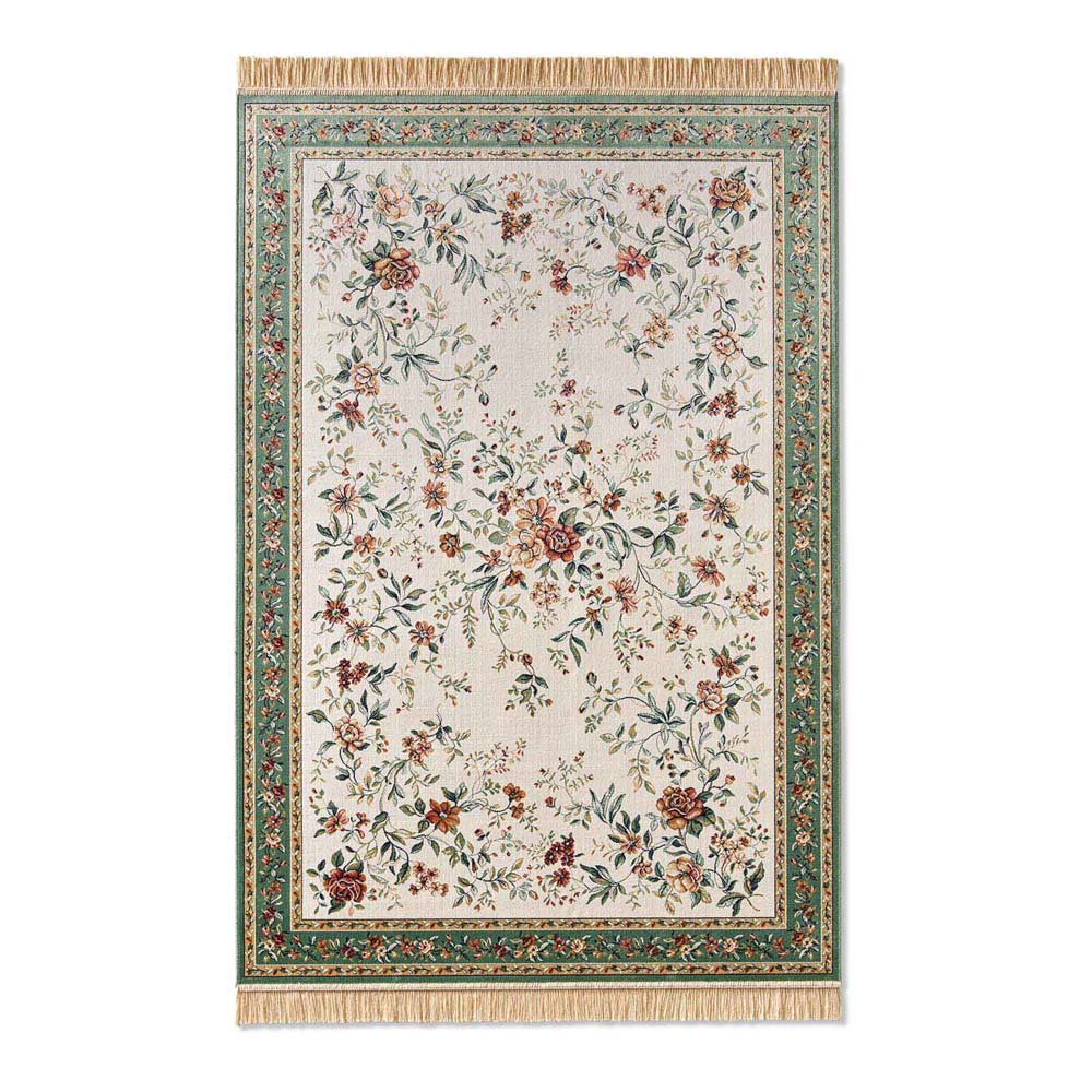 Dywan orientalny - Regal Flora kremowo-zielona - overzicht Dywan orientalny - Regal Flora kremowo-zielona - overzicht