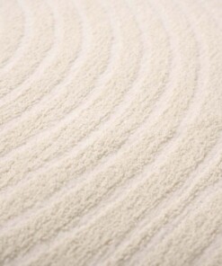 Dywan skandynawski - Contour Curve kremowy - close up