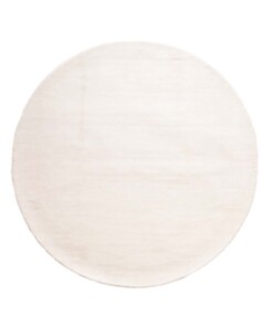 Dywan okrągły wiskozowy - Glamour biały - overzicht