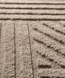 Dywan skandynawski - Arc Edge beżowy - close up