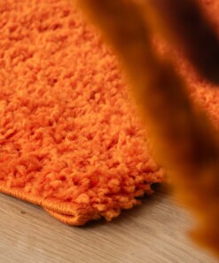 Chodnik z długim włosiem - Shaggy Trend pomarańczowy - close up, thumbnail Chodnik z długim włosiem - Shaggy Trend pomarańczowy - close up, thumbnail