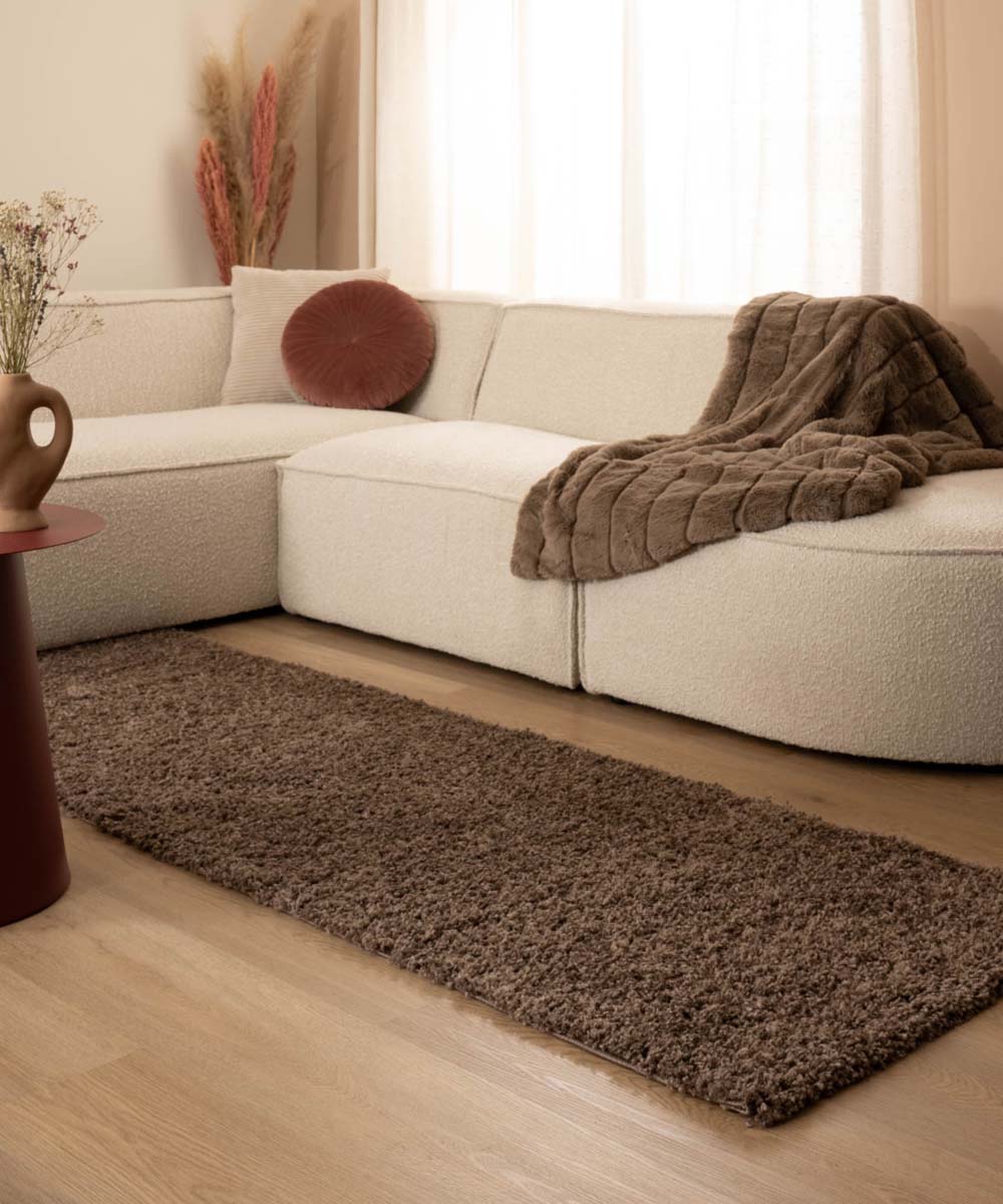 Chodnik z długim włosiem - Shaggy Trend taupe - sfeer Chodnik z długim włosiem - Shaggy Trend taupe - sfeer