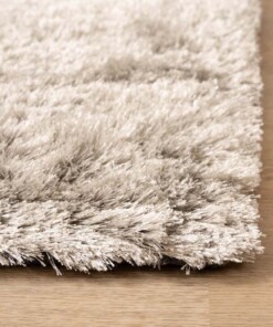 Dywan shaggy - Spark srebrny - close up, thumbnail