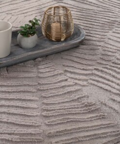 Dywan miękki - Emily Striped taupe - close up, thumbnail Dywan miękki - Emily Striped taupe - close up, thumbnail