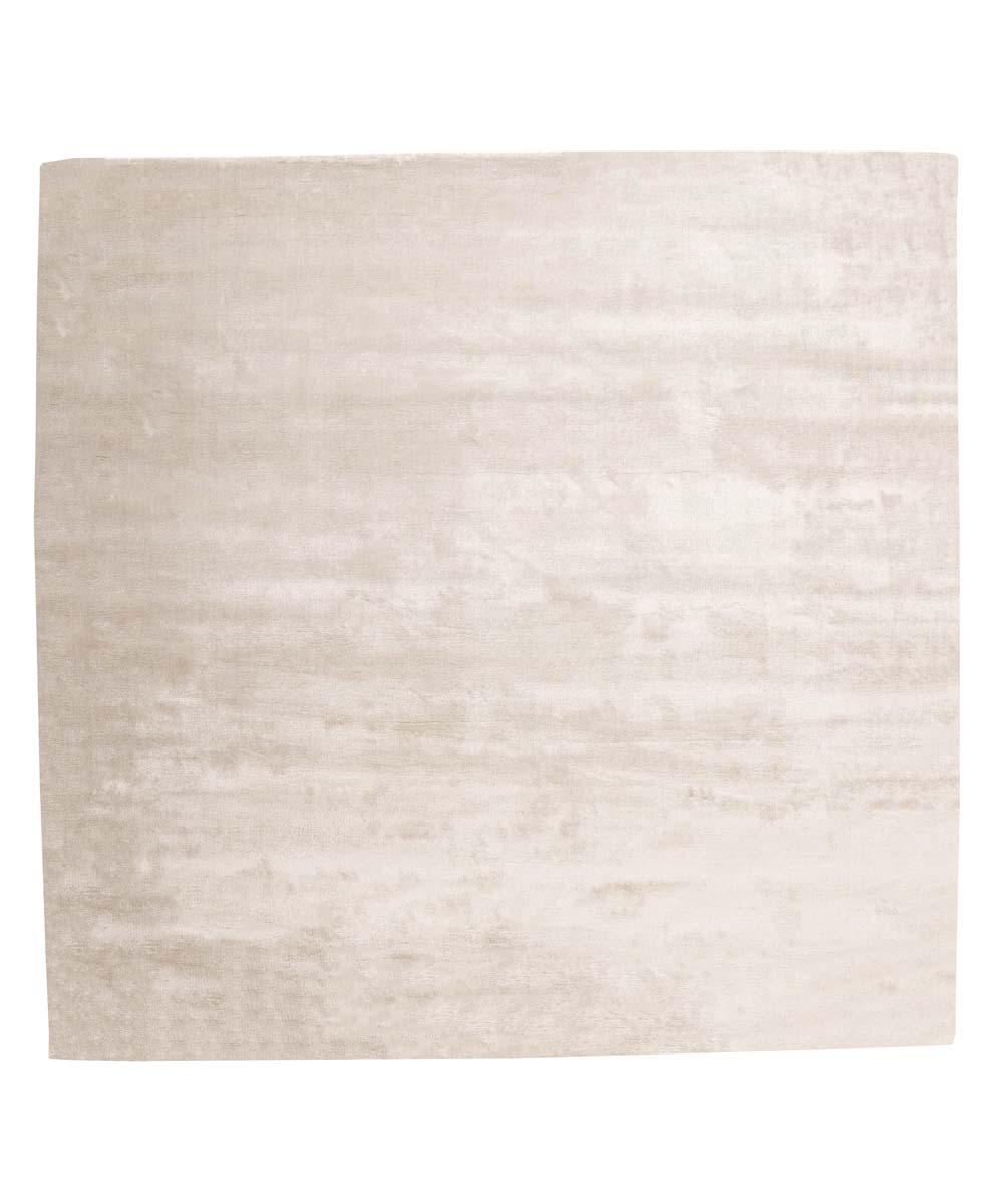 Dywan kwadratowy wiskozowy - Pearl kość słoniowa - overzicht Dywan kwadratowy wiskozowy - Pearl kość słoniowa - overzicht