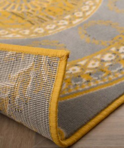 Dywan patchworkowy - Ease Agatha musztardowy Dywan patchworkowy - Ease Agatha musztardowy