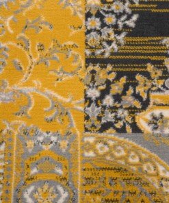 Dywan patchworkowy - Ease Agatha musztardowy
