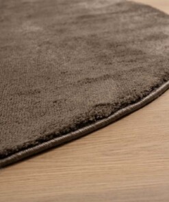 Dywan okrągły welurowy - Flair taupe - close up, thumbnail Dywan okrągły welurowy - Flair taupe - close up, thumbnail