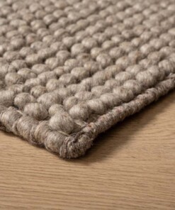 Dywan wełniany - Fjell kolor piasku - close up