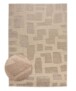 Dywan skandynawski - Contour Stone beżowy - overzicht, thumbnail