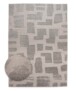 Dywan skandynawski - Contour Stone szary - overzicht, thumbnail