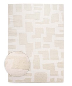 Dywan skandynawski - Contour Stone kremowy - overzicht
