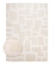 Dywan skandynawski - Contour Stone kremowy - overzicht, thumbnail