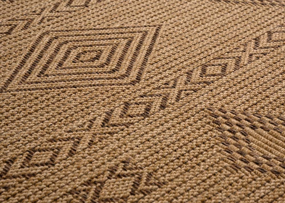 Dywan zewnętrzny jutowy - Boho Bliss beż/brązowy - close up Dywan zewnętrzny jutowy - Boho Bliss beż/brązowy - close up