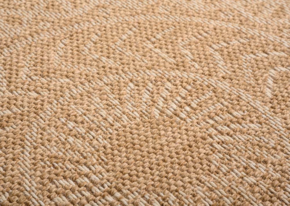 Dywan zewnętrzny jutowy - Boho Mandala beż/biały - close up Dywan zewnętrzny jutowy - Boho Mandala beż/biały - close up