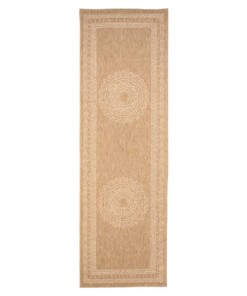 Dywan balkonowy jutowy - Boho Mandala beż/biały - overzicht