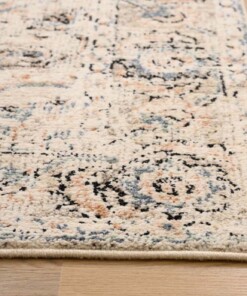 Dywan vintage - Fancy Classic kremowo/beżowy - close up