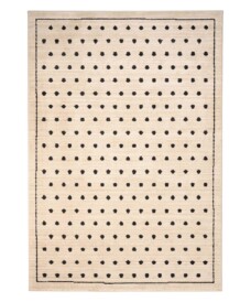 Dywan w kropki - Fancy Dots kremowy - overzicht, thumbnail