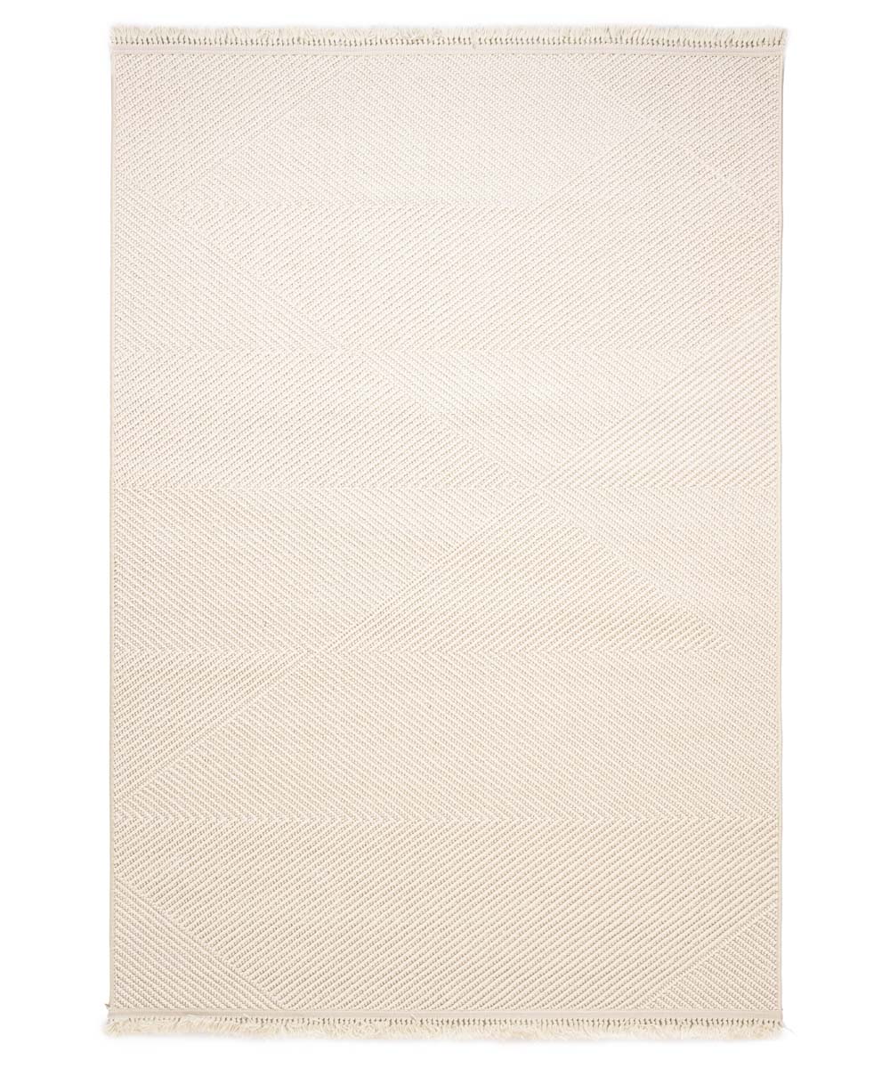 Dywan japandi - Knit Zen biały - overzicht Dywan japandi - Knit Zen biały - overzicht