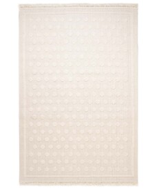 Dywan japandi - Knit Dots biały - overzicht, thumbnail
