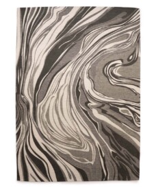 Dywan marmurowy - Weave Marble szary/czarny - overzicht, thumbnail