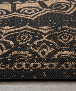 Dywan zewnętrzny boho - Coastal Hammock czarno/beżowa - close up, thumbnail Dywan zewnętrzny boho - Coastal Hammock czarno/beżowa - close up, thumbnail