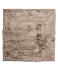 Dywan puszysty kwadratowy - Comfy Deluxe taupe - overzicht, thumbnail