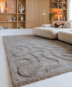 Dywan designerski - Tjørne Bris taupe - sfeer Dywan designerski - Tjørne Bris taupe - sfeer