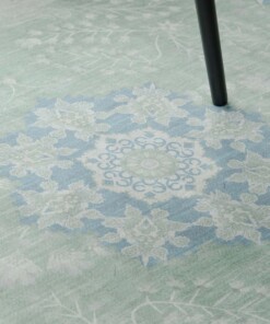 Dywan zewnętrzny vintage - Valenca Luna sage green - close up, thumbnail Dywan zewnętrzny vintage - Valenca Luna sage green - close up, thumbnail