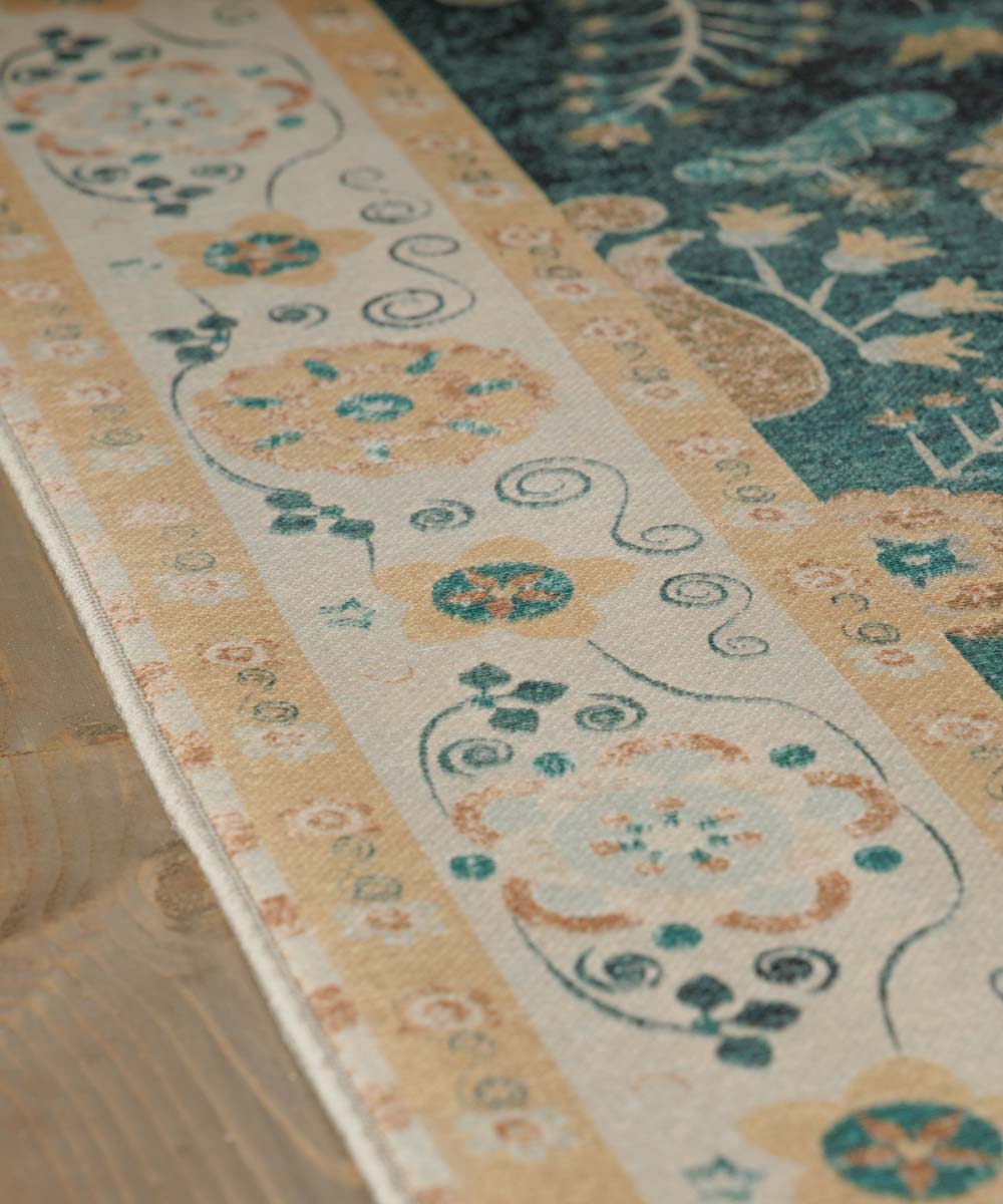 Dywan zewnętrzny vintage - Valenca Sera zielony - close up Dywan zewnętrzny vintage - Valenca Sera zielony - close up