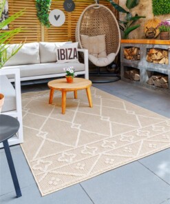 Dywan zewnętrzny boho - Retreat beżowy - sfeer