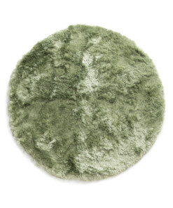 Dywan okrągły welurowy - Auréa sage green - overzicht