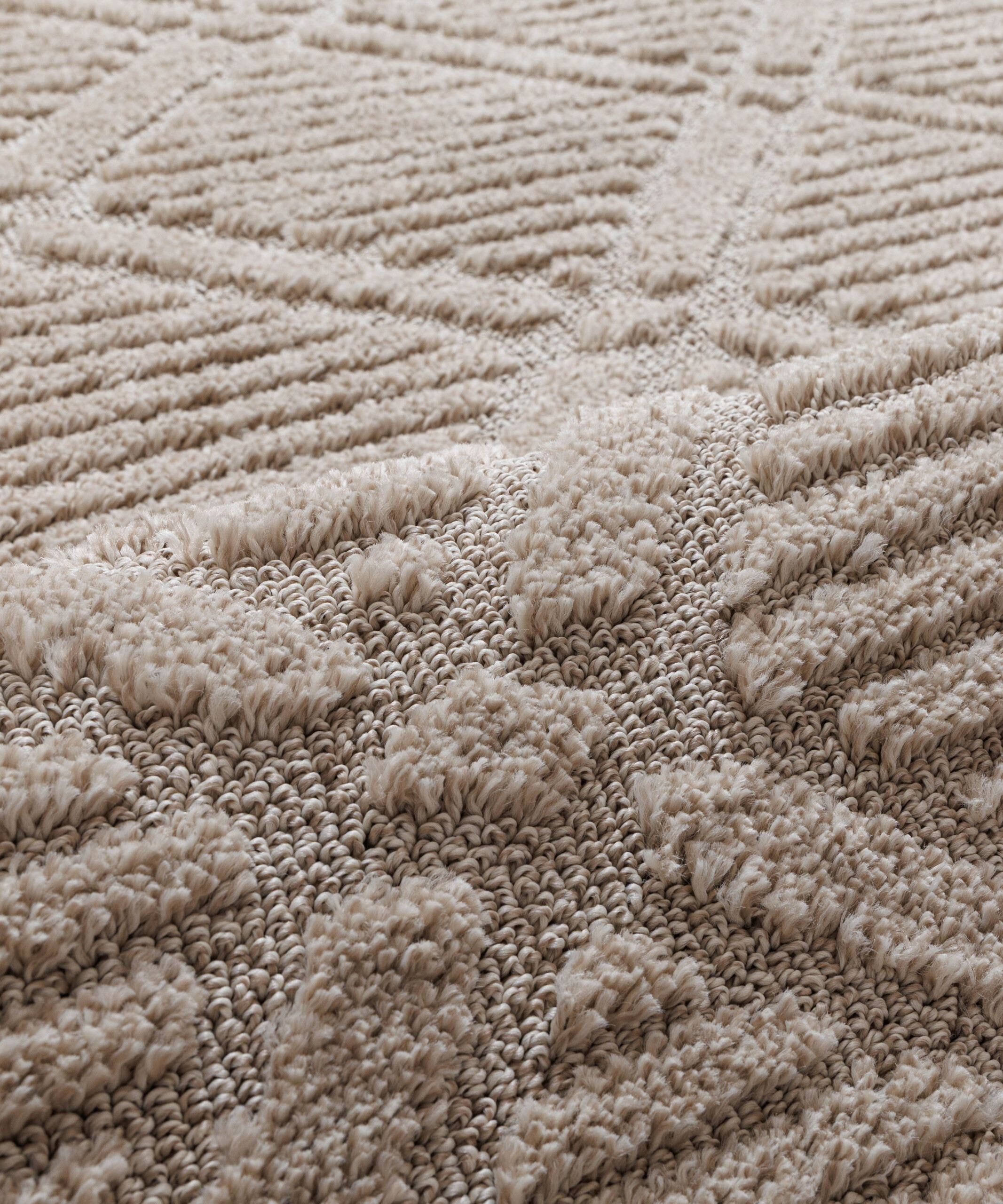 Dywan skandynawski - Arc Gem beżowy - close up Dywan skandynawski - Arc Gem beżowy - close up