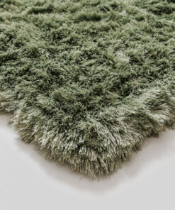 Dywan welurowy - Auréa sage green - close up, thumbnail