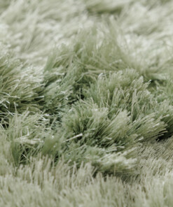 Dywan welurowy - Auréa sage green - close up, thumbnail
