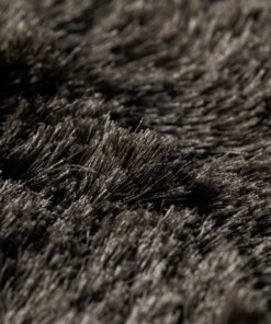 Dywan okrągły welurowy - Auréa taupe - close up, thumbnail Dywan okrągły welurowy - Auréa taupe - close up, thumbnail