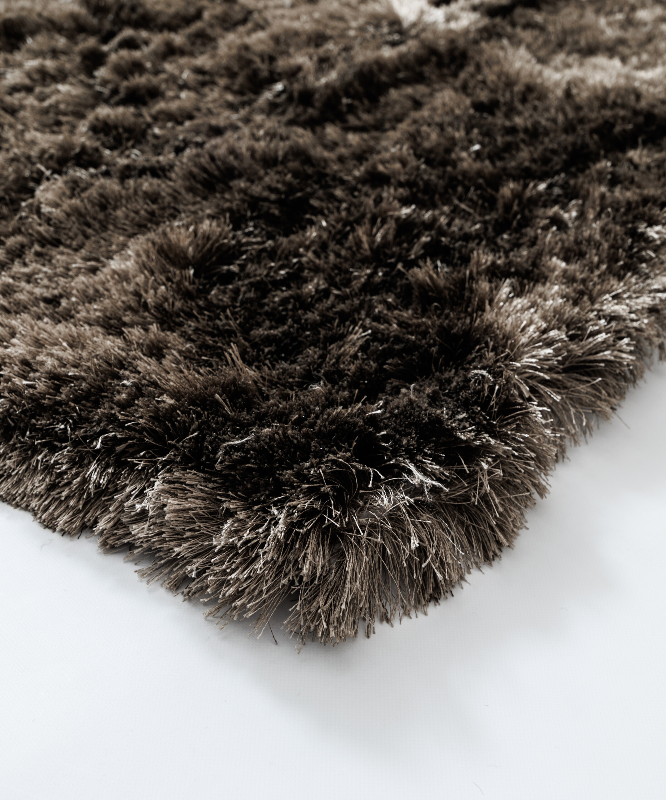 Dywan welurowy - Auréa taupe - close up Dywan welurowy - Auréa taupe - close up