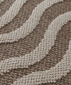 Dywan zewnętrzny - Dunor Ripple brązowy/beżowy - close up, thumbnail Dywan zewnętrzny - Dunor Ripple brązowy/beżowy - close up, thumbnail
