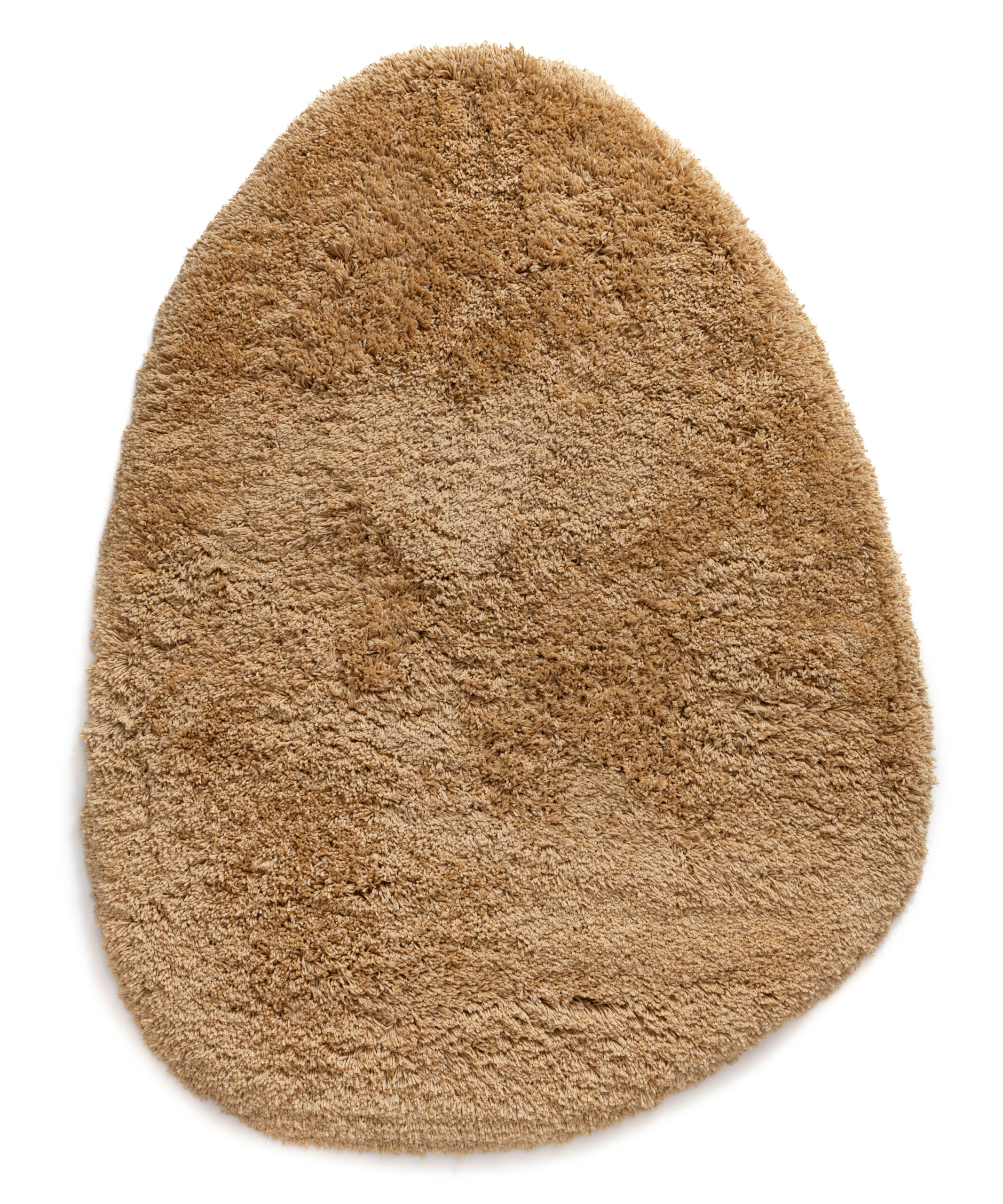 Dywan shaggy o organicznym kształcie - Sveve Pebble beżowy - overzicht Dywan shaggy o organicznym kształcie - Sveve Pebble beżowy - overzicht