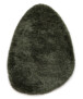 Dywan shaggy o organicznym kształcie - Sveve Pebble moss green - overzicht, thumbnail