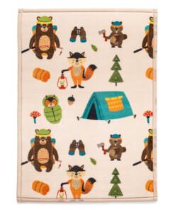 Dywan do zabawy - Pluffy Forest animals multi - overzicht